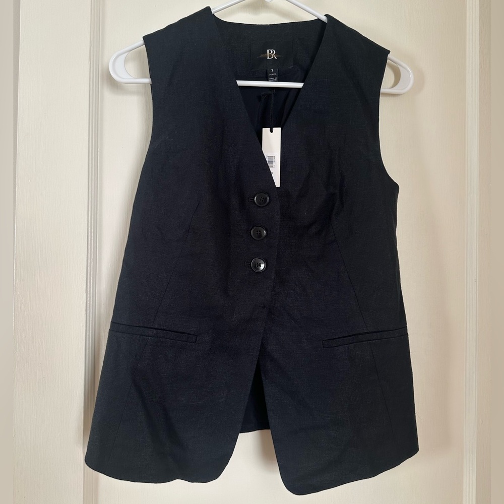 Banana Republic Linen Vest